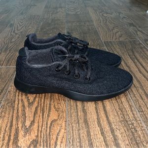 Mens Allbirds Wool Runners Natural Black Casual Shoes Sz. 11